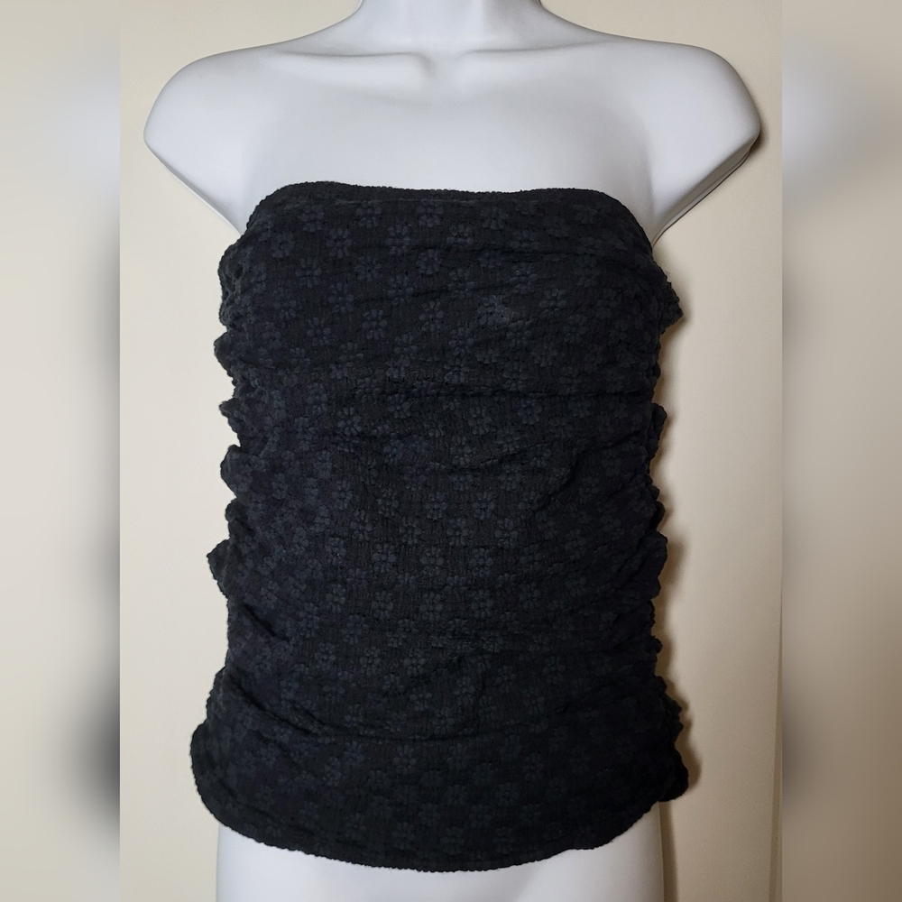 FREE PEOPLE Ona Convertible Ruched Skirt - Black - Size M (NWT) - Picture 5 of 9